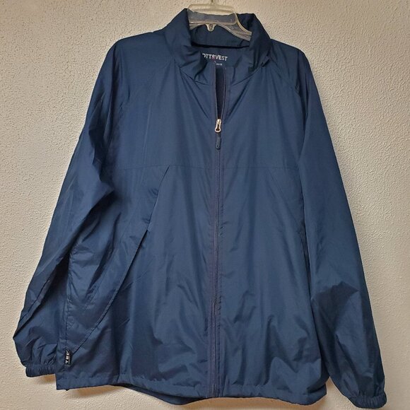 Mens Blue SCOTTeVEST Pack Windbreaker Jacket Size XXL - Picture 1 of 6